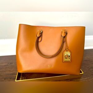 Ralph Lauren Leather Satchel